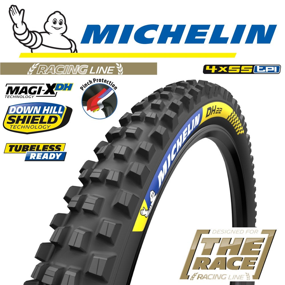 Michelin Tyre - DH22 - 29"x2.4" - Wire