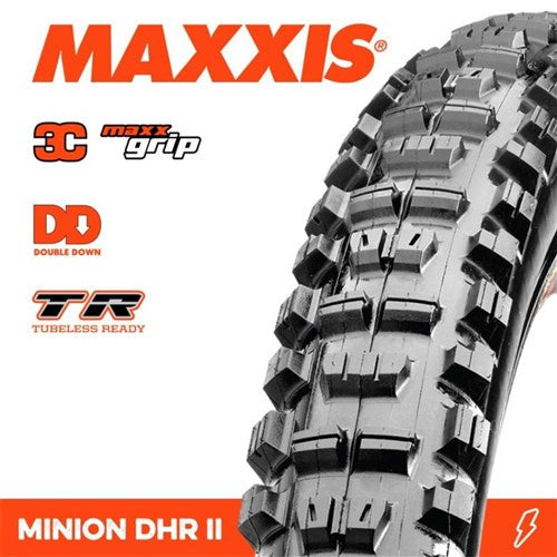 Maxxis Minion DHR II 29x2.4 WT 3C Maxx Grip DD TR 120x2TPI