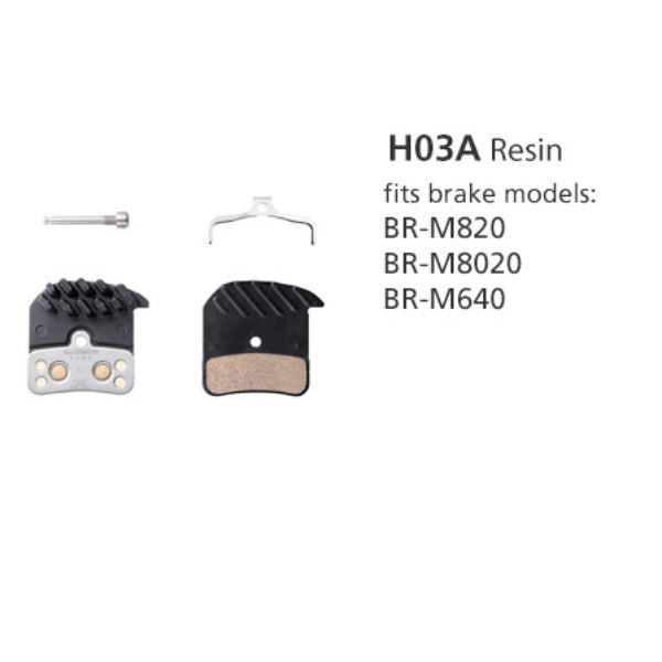 Shimano BR-M820 Resin Pad and Spring H03A